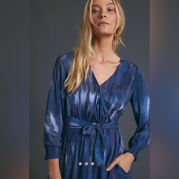 Anthropologie Cloth & Stone Astor Tie-Dye
Midi Dress - Picture 2 of 12